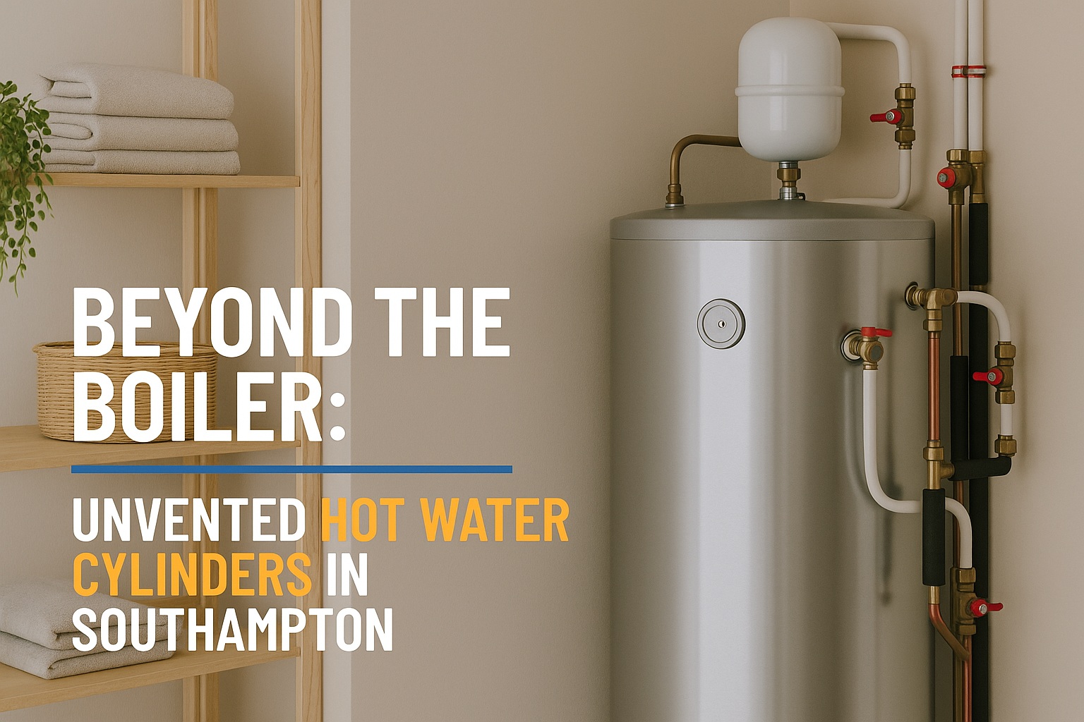 You are currently viewing Beyond the Boiler: Unvented Hot Water Cylinders in Southampton