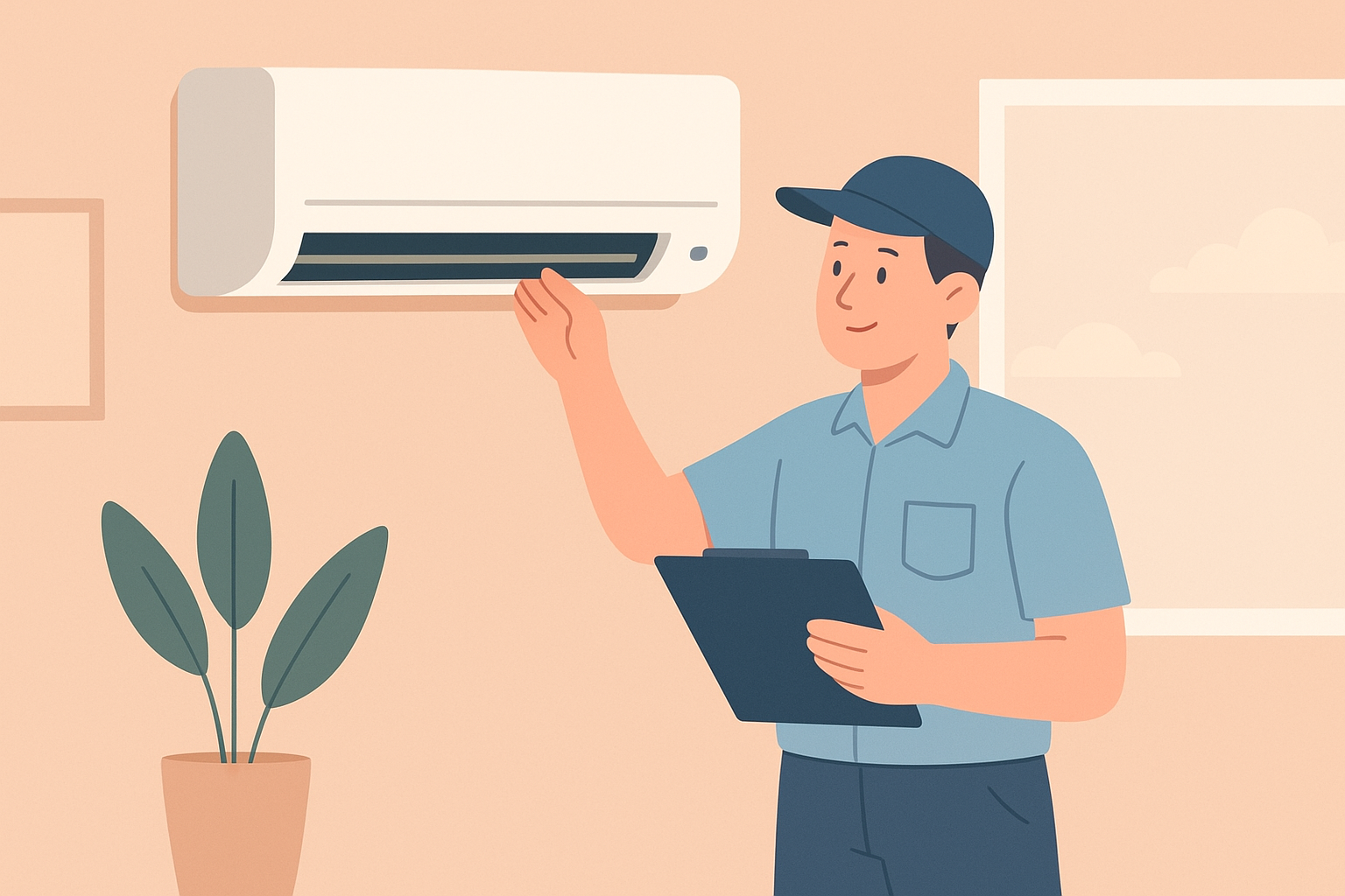 how often should air con be serviced