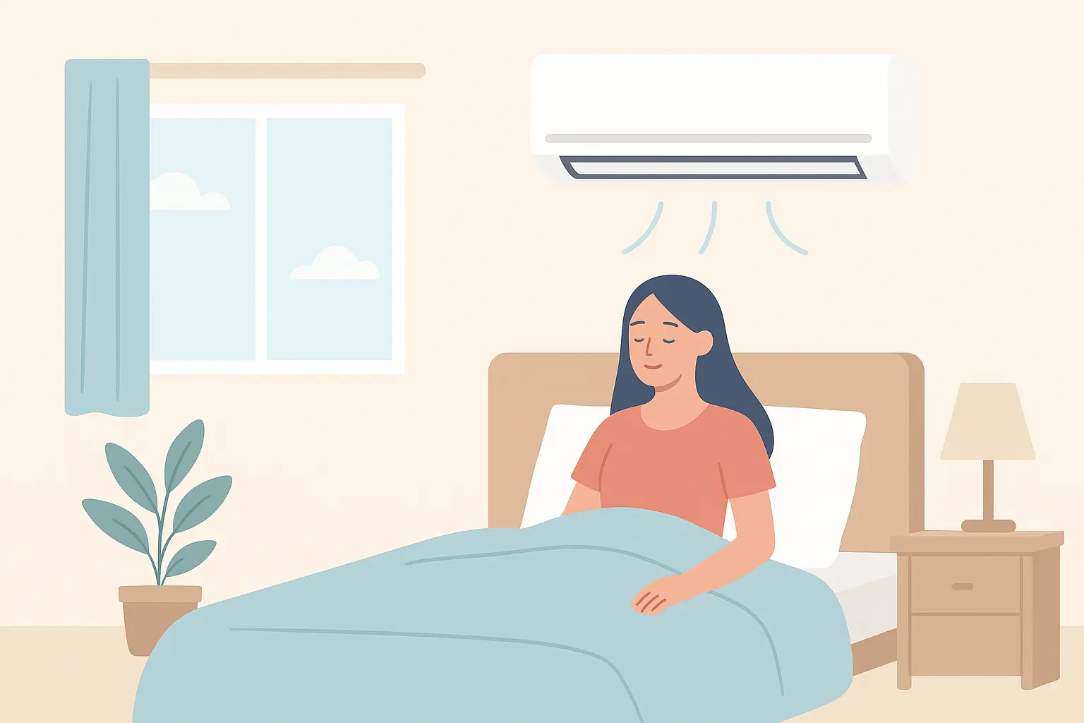 bedroom air con installation