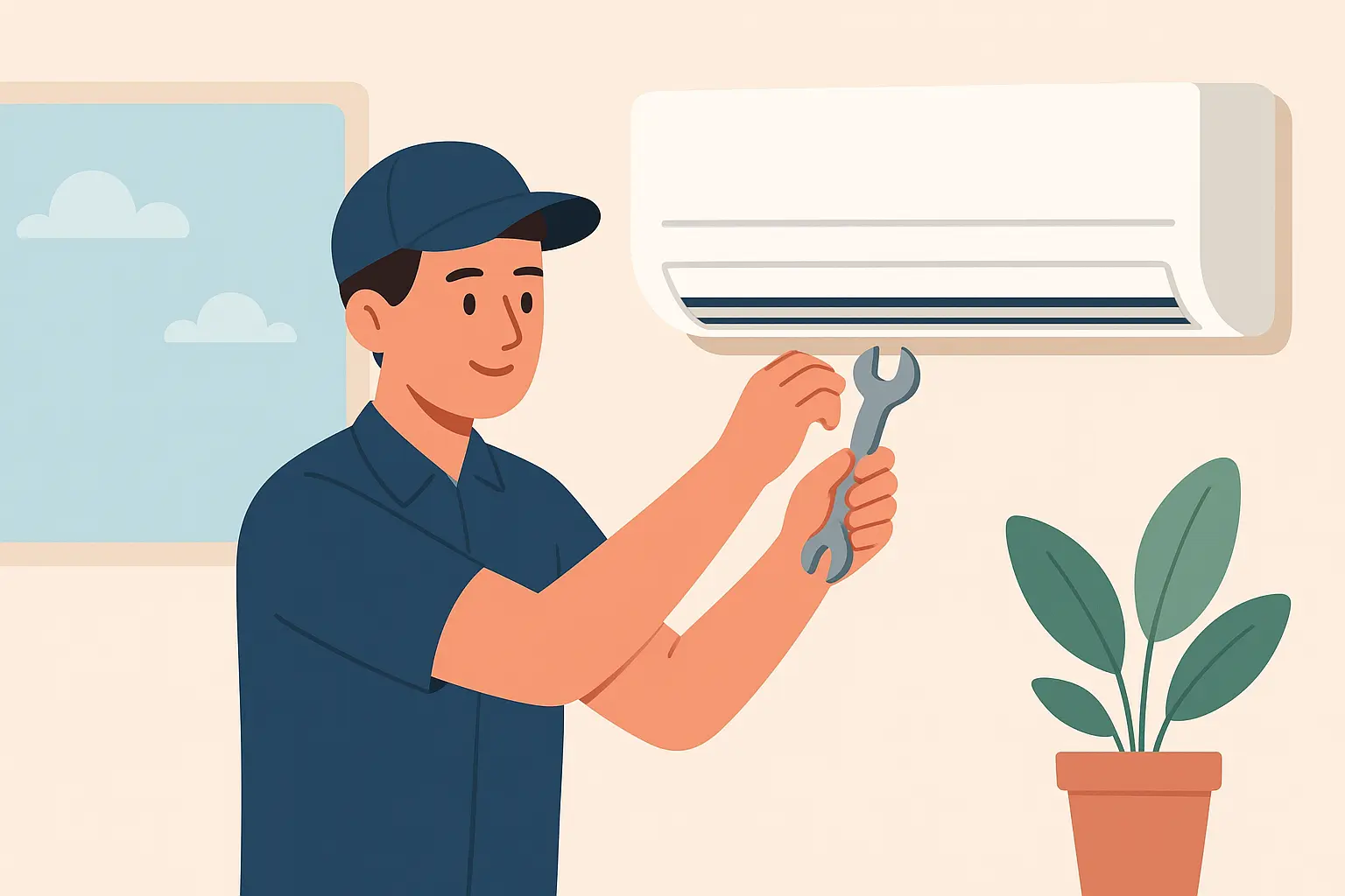 air con being installed